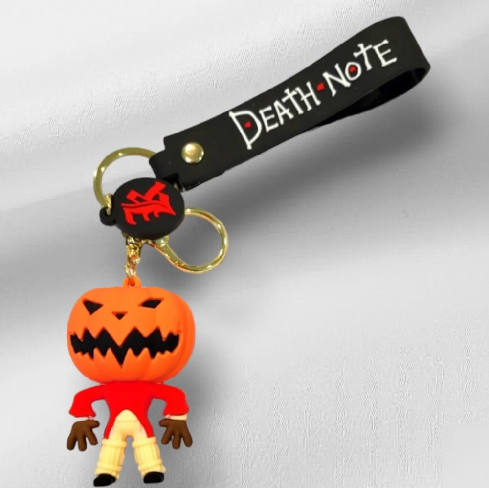 New Pumpkin Man Nightmare Before Christmas Death Note Keychain.